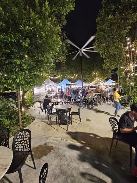 地元の屋外の熱から保護:heimdallr hvlsファンお住まいの地域の屋外エリアに適しています