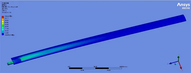 CorTecファンブレード設計の内部補強構造